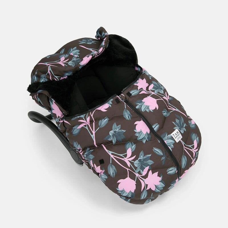 7AM Enfant Print Car Seat Cocoon in Nightingale Garden- Strolleria
