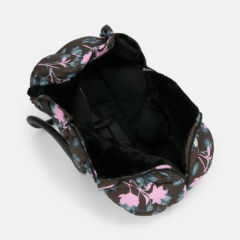 7AM Enfant Print Car Seat Cocoon in Nightingale Garden- Strolleria