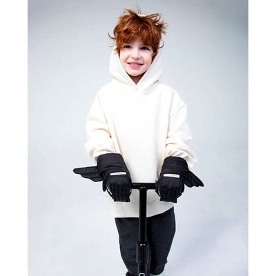 7AM Enfant HMK Warmmuffs Kids in Black Wings