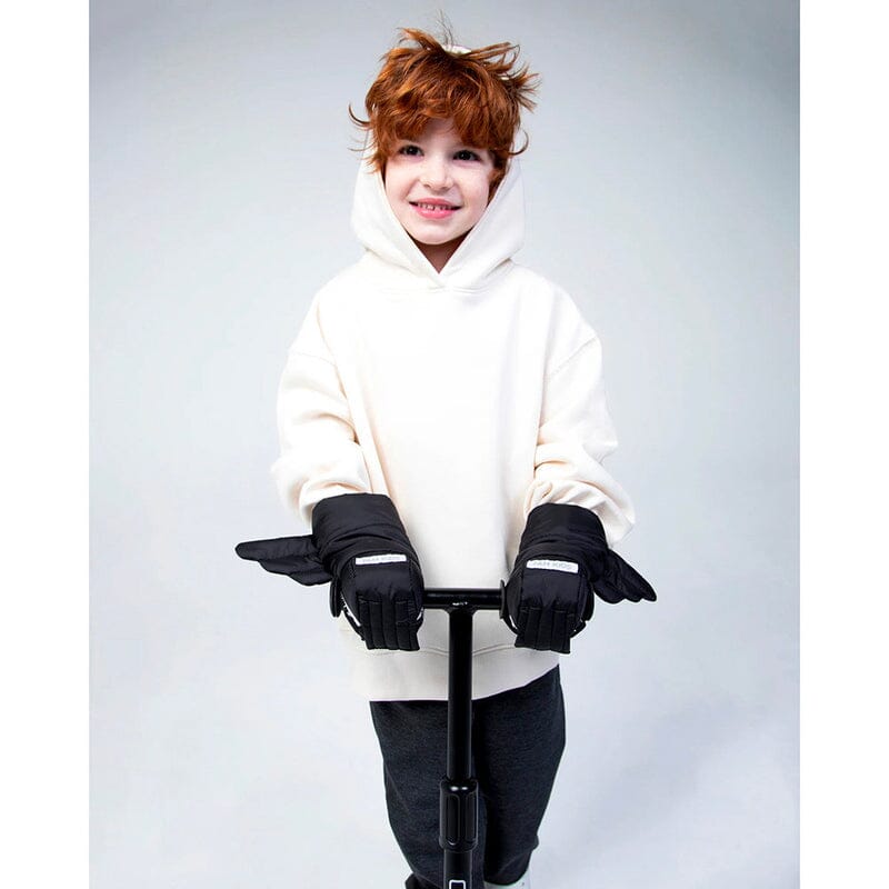 7AM Enfant HMK Warmmuffs Kids in Black Wings