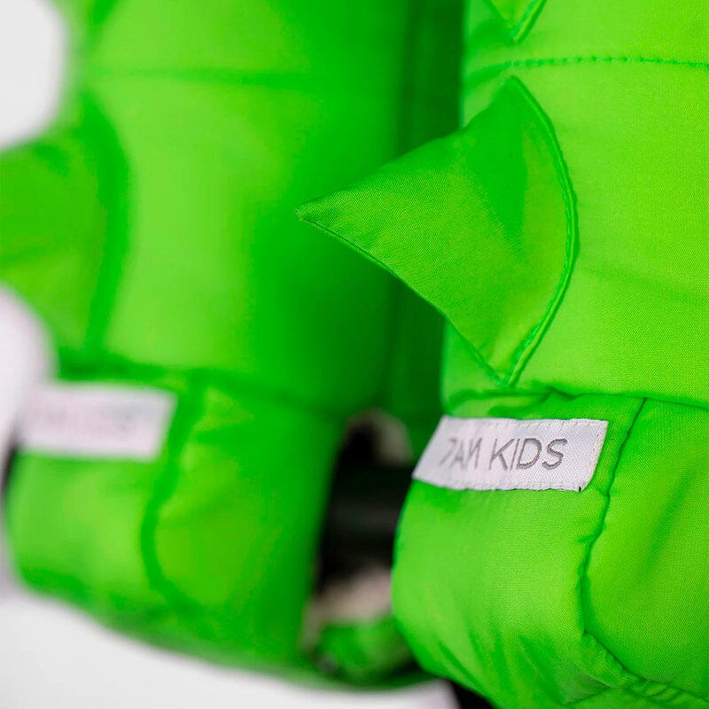 7AM Enfant HMK Warmmuffs Kids in Green Dino