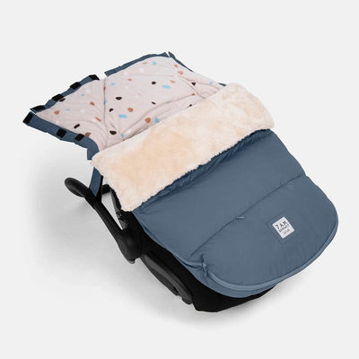 7AM Enfant POD in Ash Blue/Print Pebble Lining