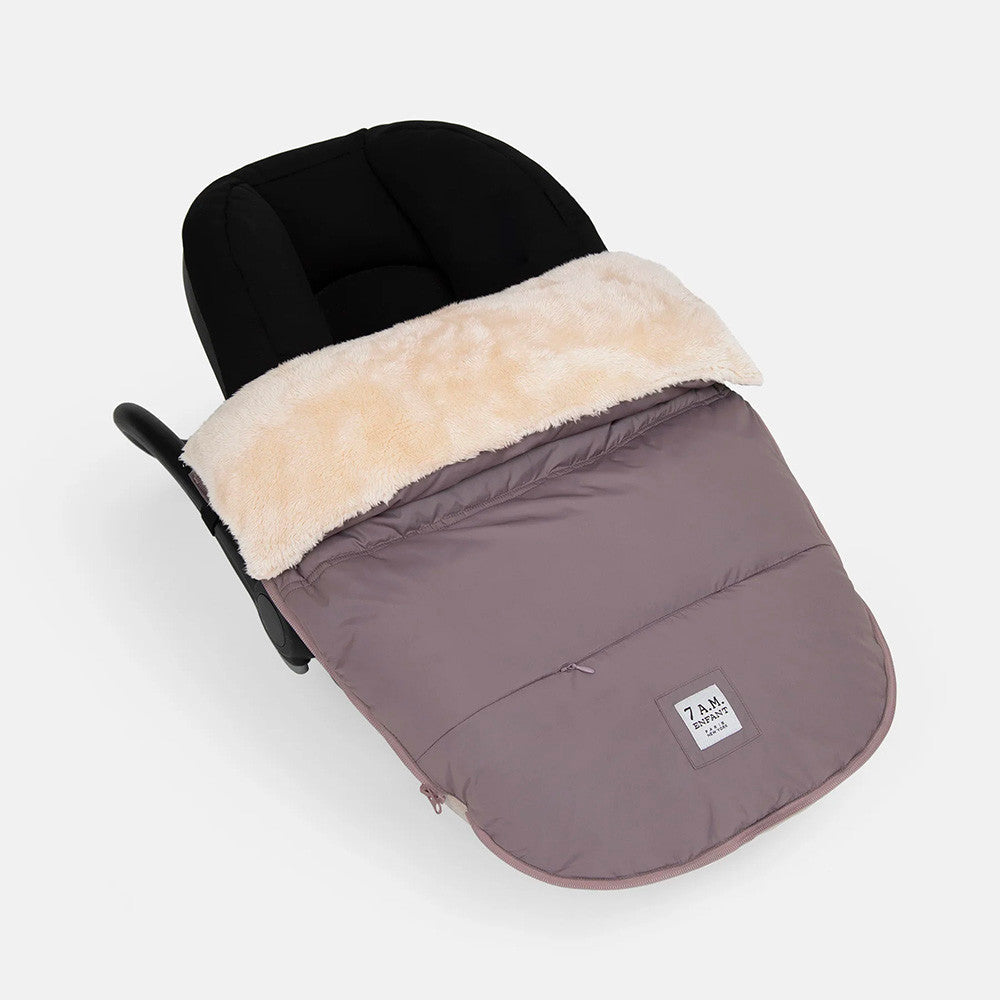 7AM Enfant POD in Ash Mauve/Print Pebble Lining- Strolleria