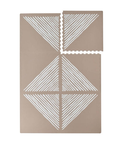 Toddlekind USA Haven Playmat in Sandy Lines - Tan