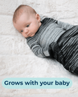 Swaddelini Black Swaddle Sleep Sack - Bambi Baby
