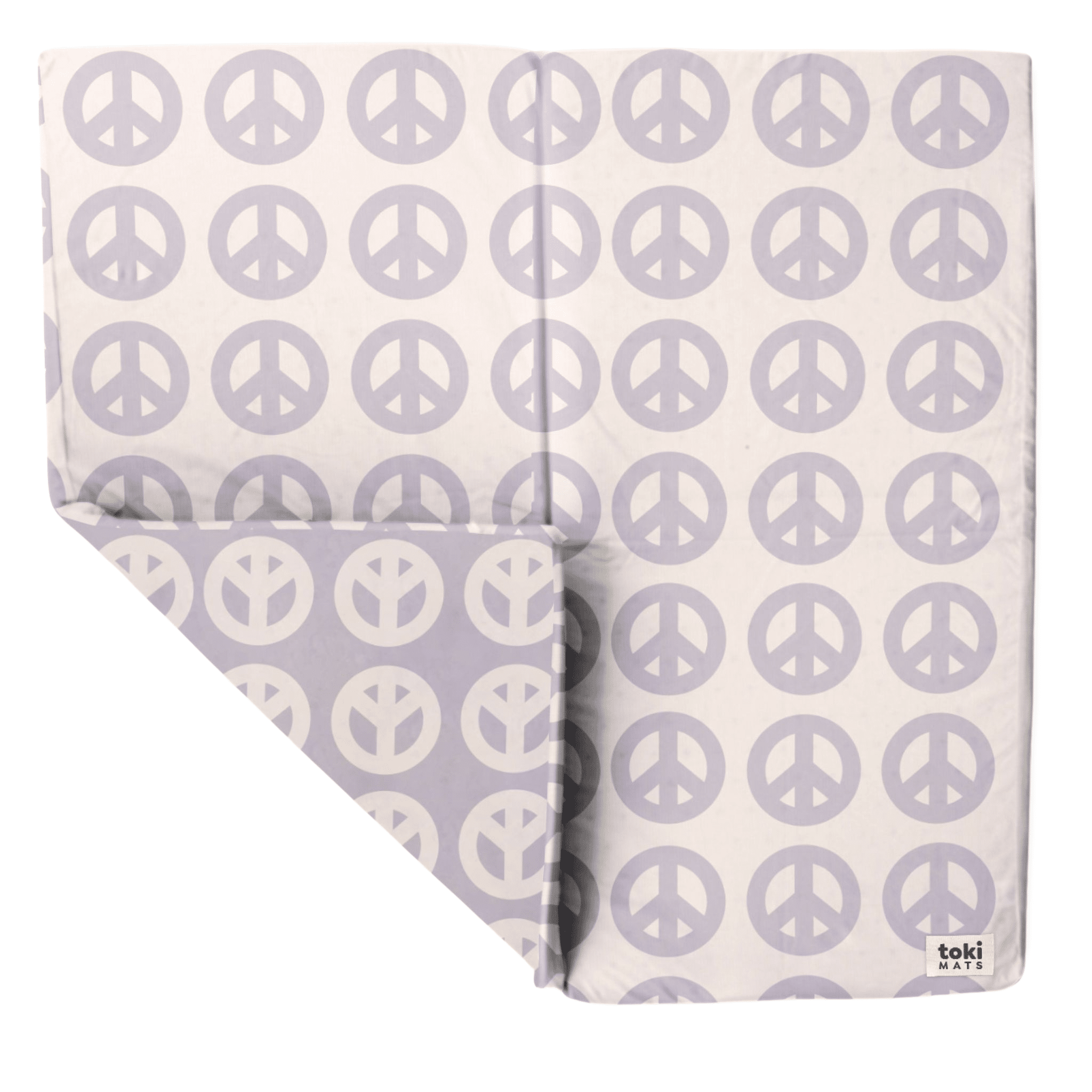 Toki Kids Peace Sign Organic Cotton Mat- Strolleria