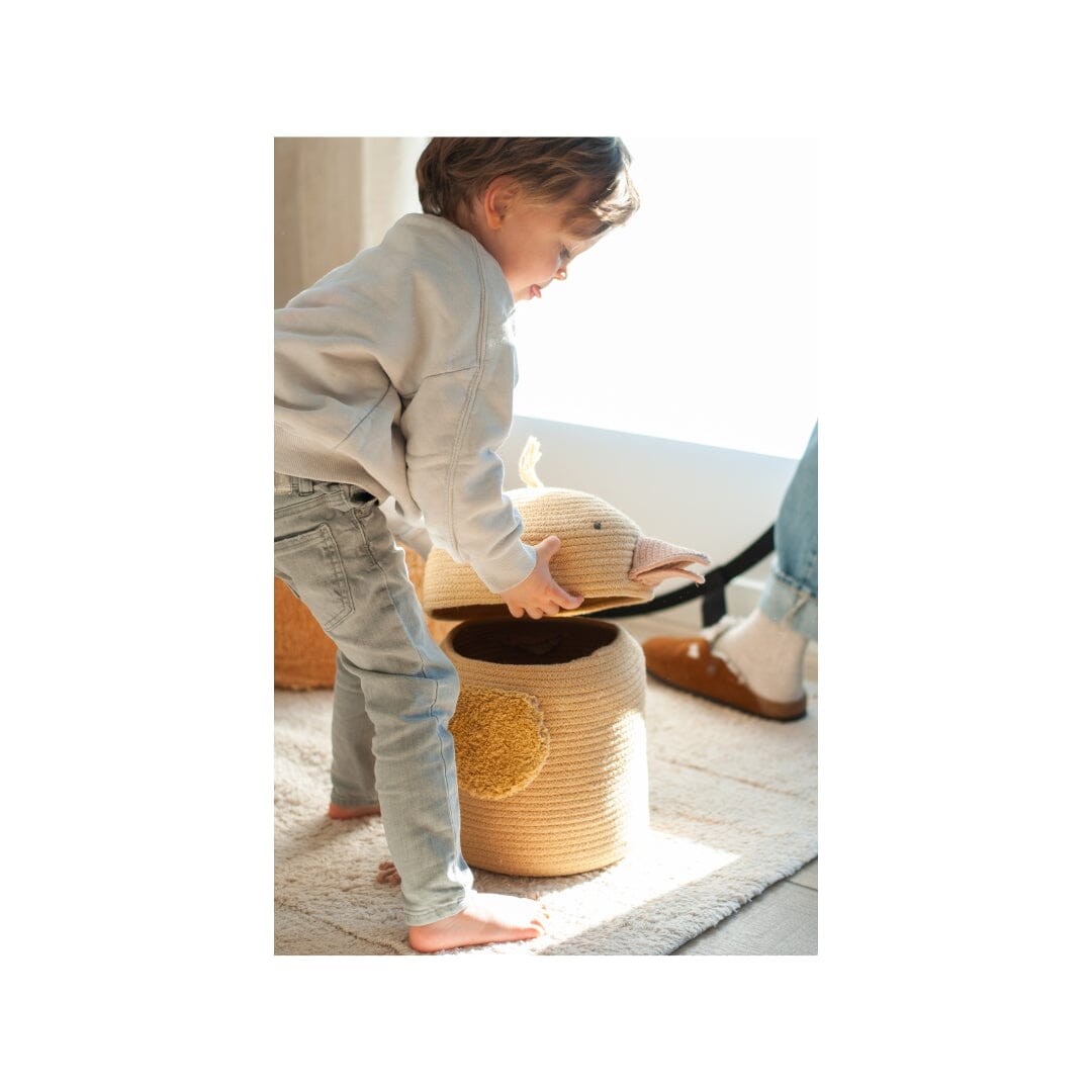 Lorena Canals Basket - Charlie the Chicken- Strolleria