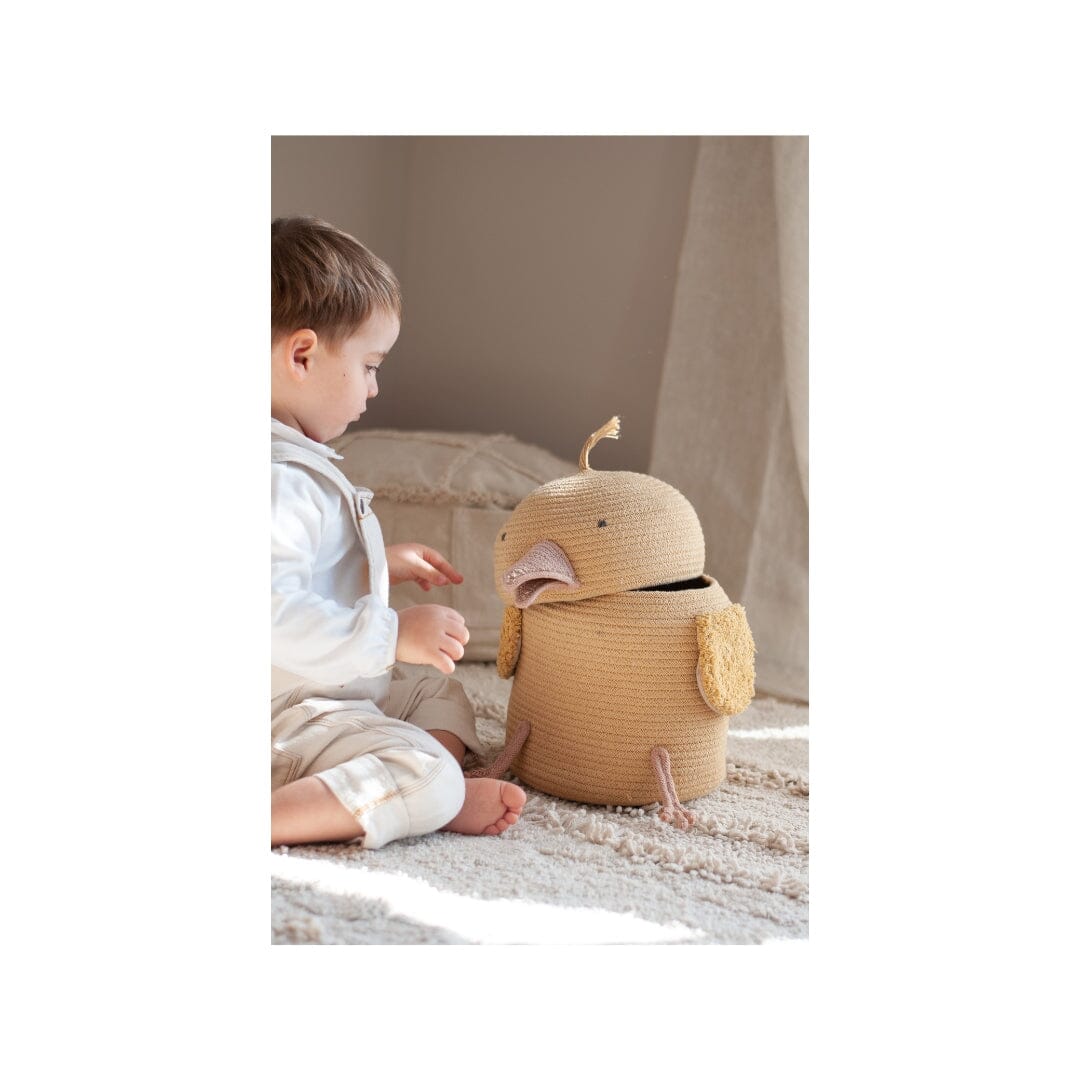 Lorena Canals Basket - Charlie the Chicken- Strolleria