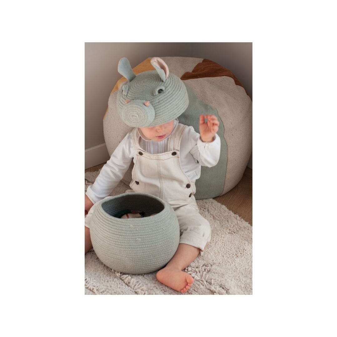 Lorena Canals Basket - Henry the Hippo- Strolleria