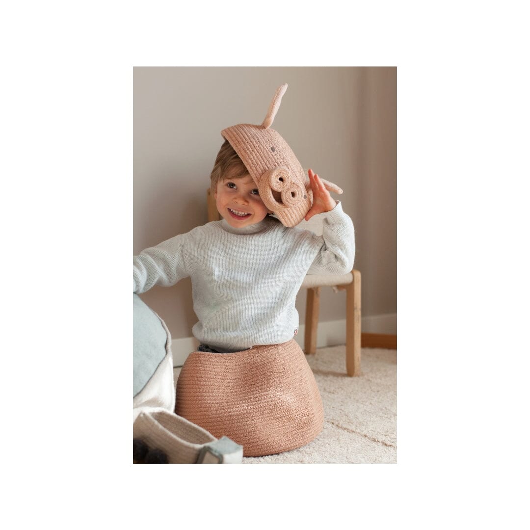 Lorena Canals Basket - Peggy the Pig- Strolleria
