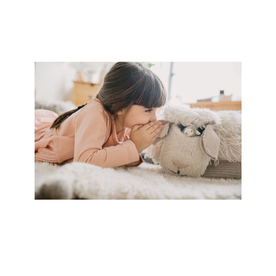 Lorena Canals Woolable Basket - Pink Nose Sheep- Strolleria