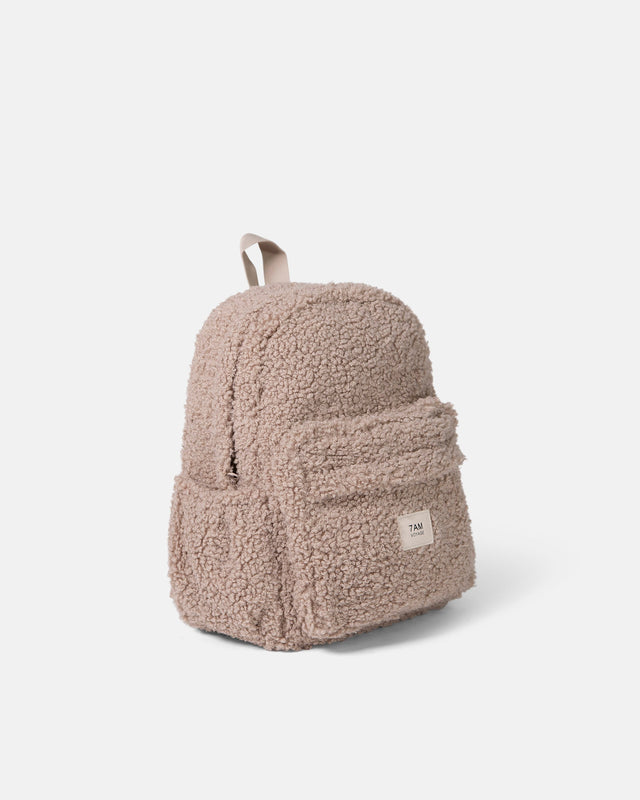 7AM Enfant Teddy Backpack - Oatmeal- Strolleria