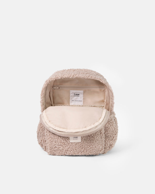 7AM Enfant Teddy Backpack - Oatmeal- Strolleria