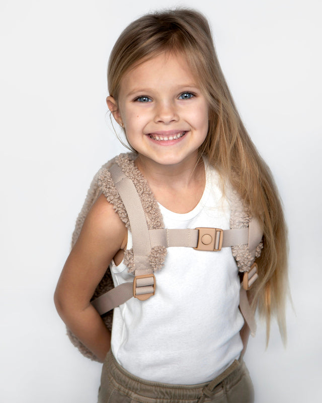 7AM Enfant Teddy Backpack - Oatmeal- Strolleria