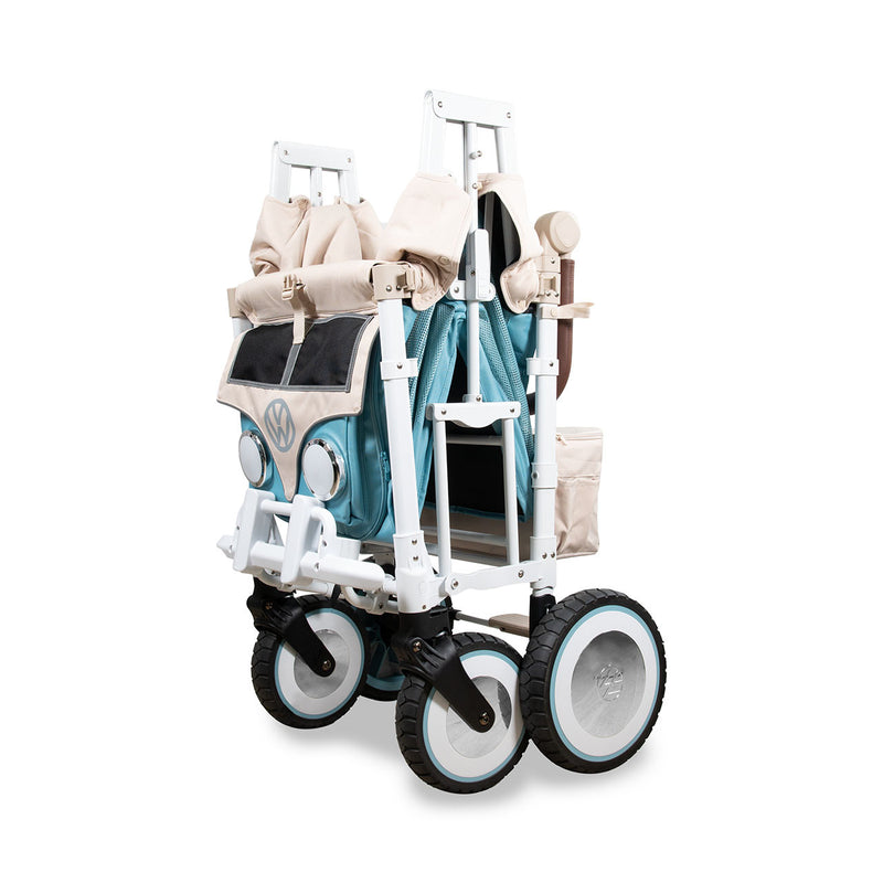WonderFold VW2 Volkswagon Stroller Wagon in Bondi Blue- Strolleria