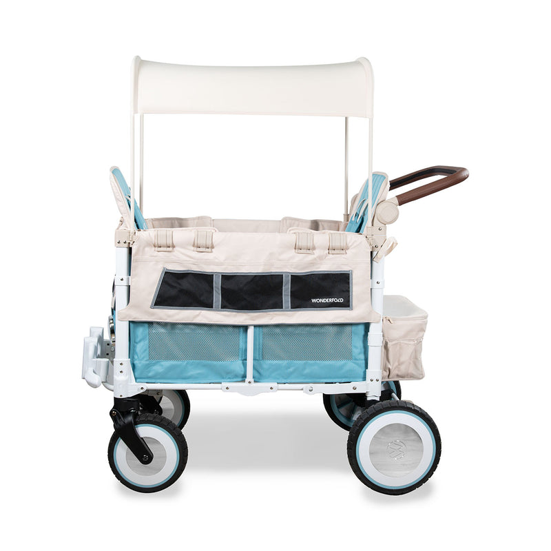 WonderFold VW2 Volkswagon Stroller Wagon in Bondi Blue- Strolleria