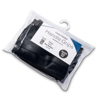 Valco Slim Twin Leatherette Covers in Black- Strolleria