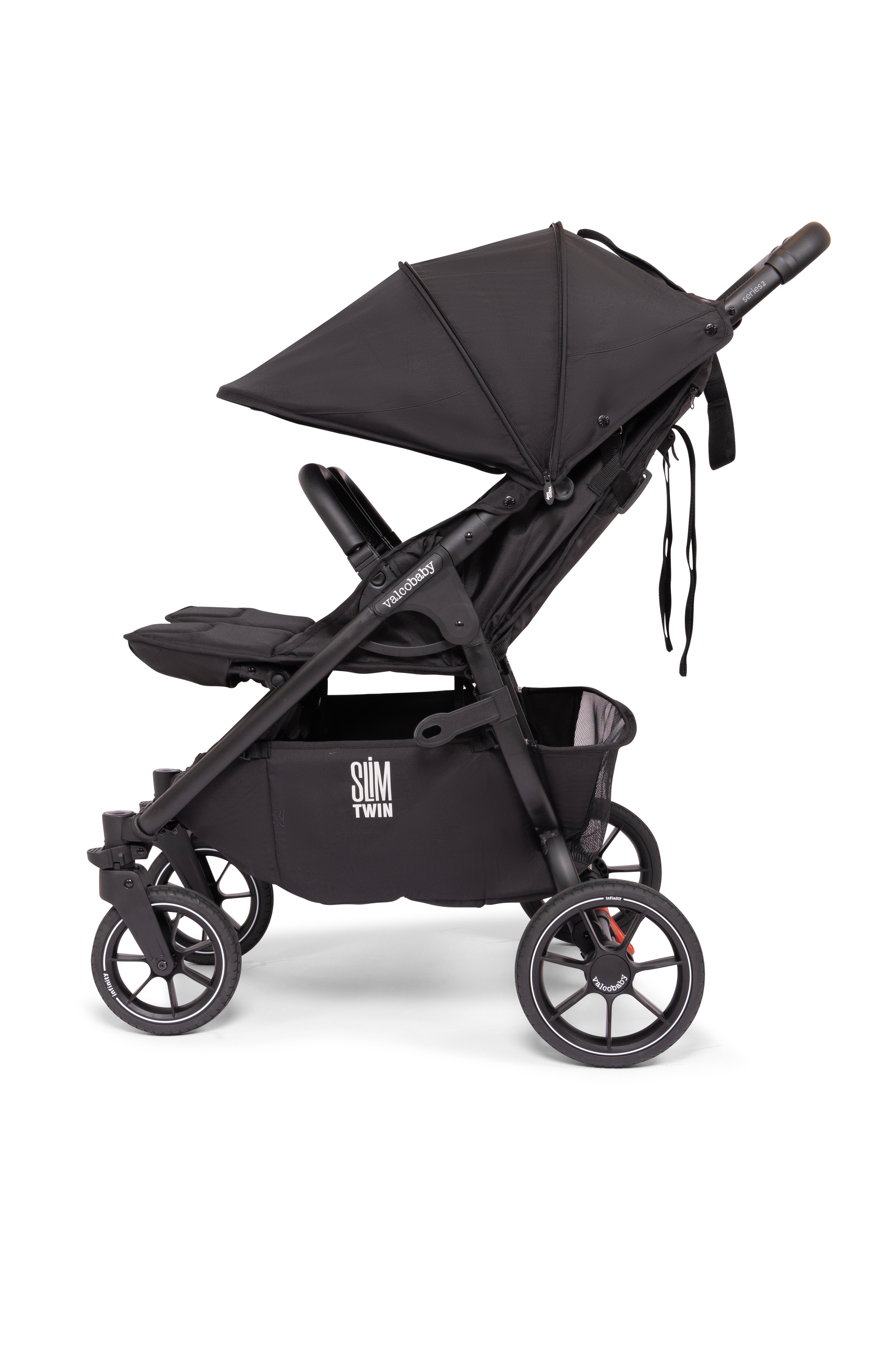 Valco Baby Slim Twin S2 Double Stroller- Strolleria