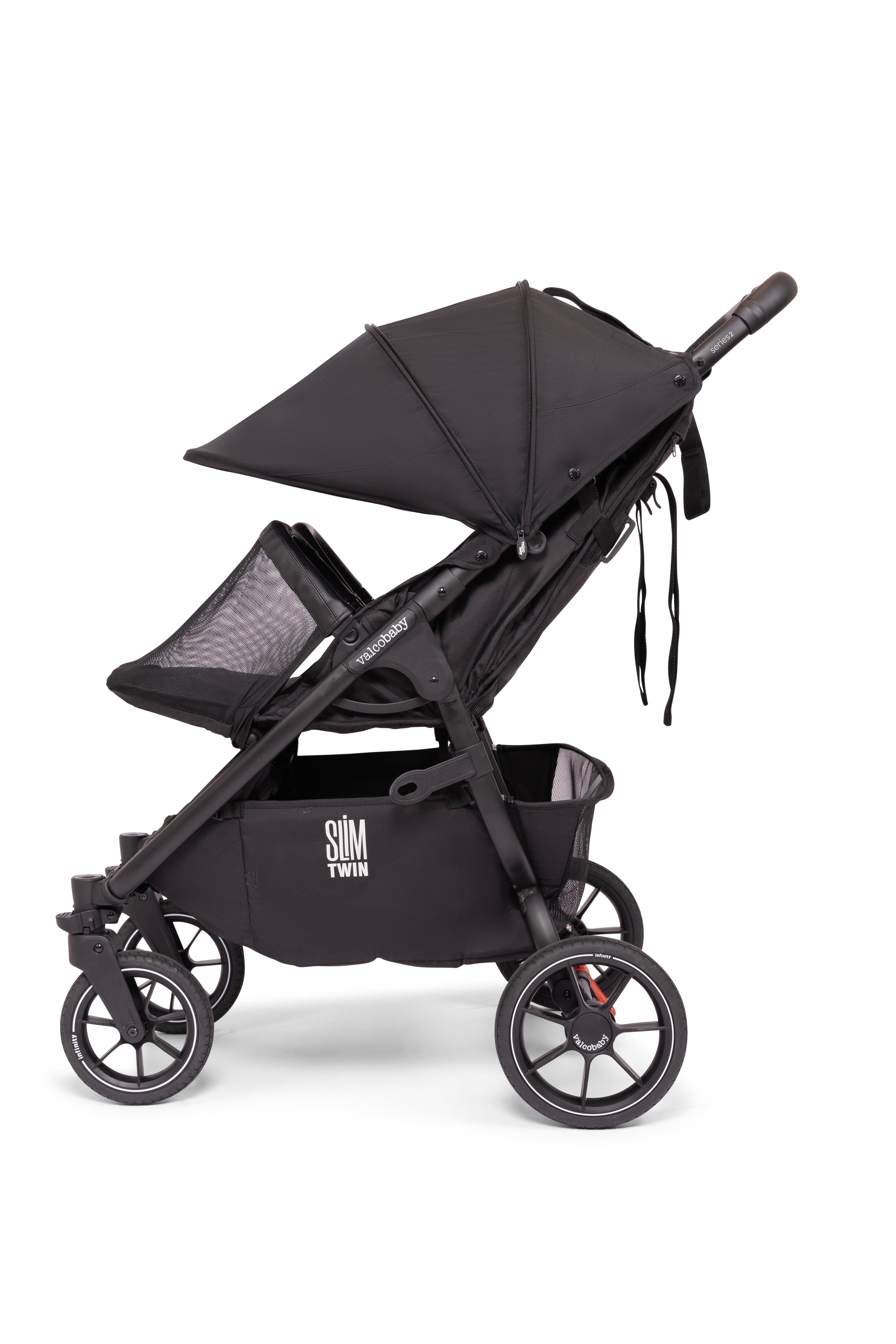 Valco Baby Slim Twin S2 Double Stroller- Strolleria