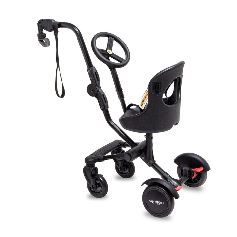 Valco CO-RIDER Ride Ons in Black- Strolleria