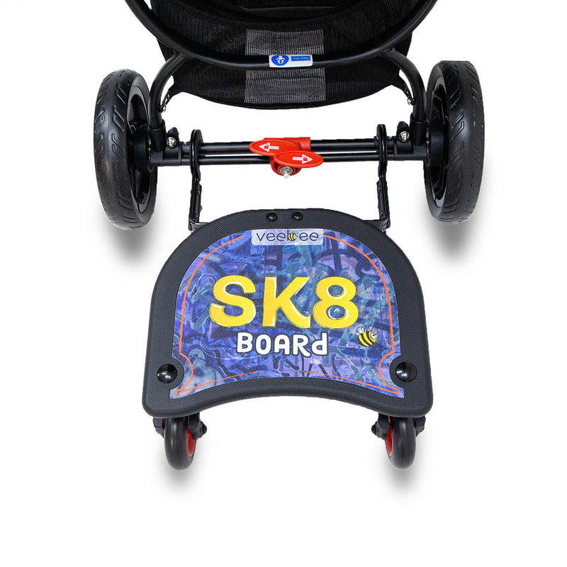 Valco Sk8 BOARD Ride Ons in Black- Strolleria