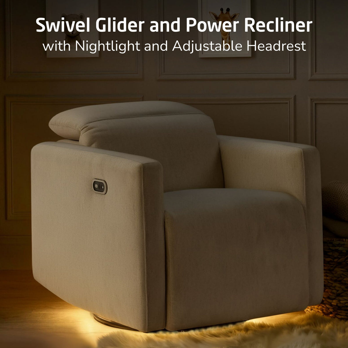 Maxi Cosi Isla Swivel Glider and Power Recliner- Strolleria
