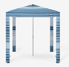 Blue Striped Veer Basecamp Cabana Pop-Up Shelter - Front View | Strolleria