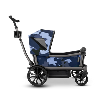 Veer Cruiser City / City XL Wagon with Canopy and Sidewalls - Blue Camo