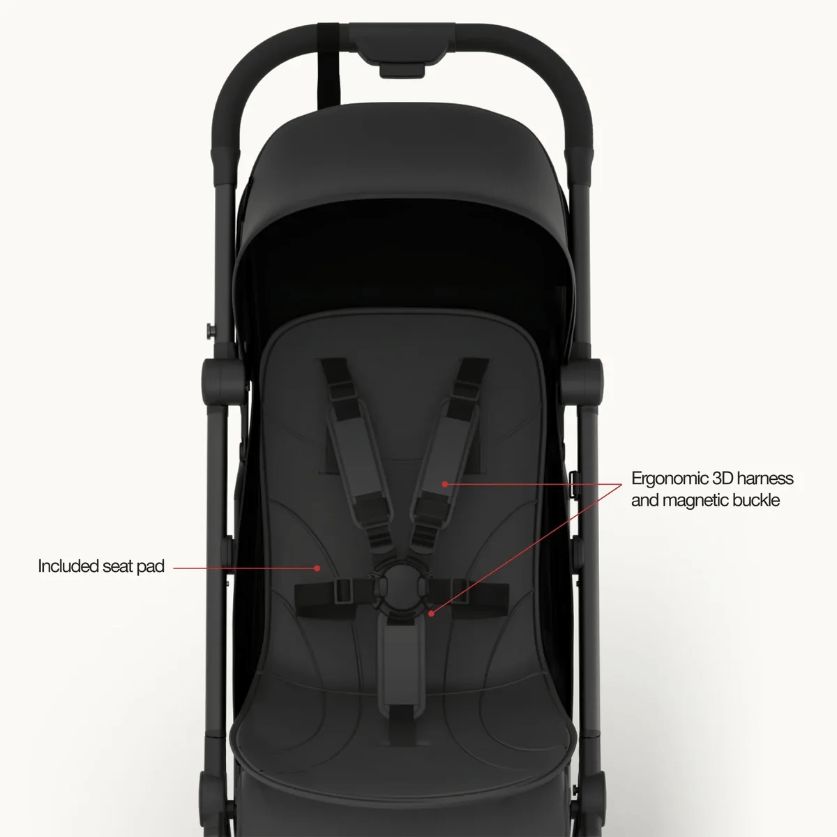 Mompush Velo Travel Stroller- Strolleria