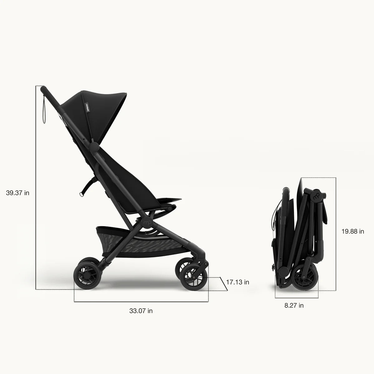 Mompush Velo Travel Stroller- Strolleria