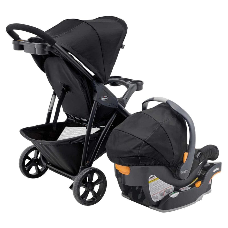 Chicco Viaro Quick-Fold Travel System - Black