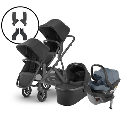 2024 UPPAbaby Vista V2 Double Stroller and Mesa Max Travel System - Jake / Gregory
