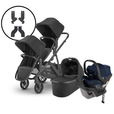 2024 UPPAbaby Vista V2 Double Stroller and Mesa Max Travel System - Jake / Noa