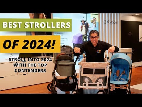WonderFold W1 OG Double Stroller Wagon in Jet Black