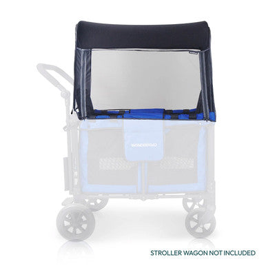 Wonderfold Mosquito Net For W2 Elite & W2 Luxe in Black- Strolleria