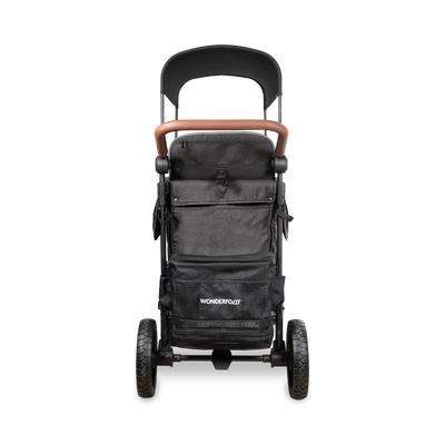 Wonderfold W2 Luxe Pro Double Seater Stroller Wagon - Charcoal Gray