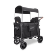 Wonderfold W2 Luxe Pro Double Seater Stroller Wagon - Black - Bambi Baby