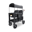 Wonderfold W2 Luxe Pro Double Seater Stroller Wagon - Black - Bambi Baby