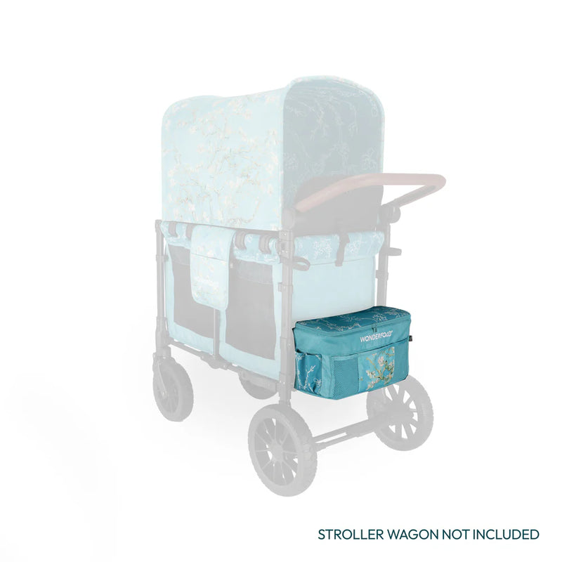 WonderFold W4 Elite/Luxe Rear Basket Fabric - Van Gogh Almond Blossoms- Strolleria