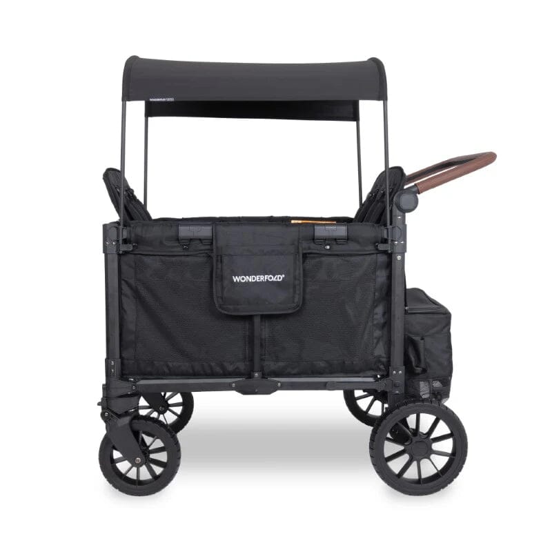 WonderFold W4 Luxe Pro 4-Seater Stroller Wagon - Jet Black