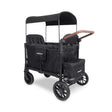 WonderFold W4 Luxe Pro 4-Seater Stroller Wagon - Jet Black - Bambi Baby