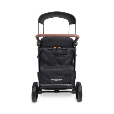 WonderFold W4 Luxe Pro 4-Seater Stroller Wagon - Jet Black