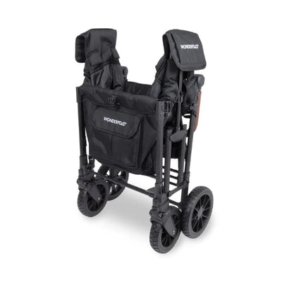 WonderFold W4 Luxe Pro 4-Seater Stroller Wagon - Jet Black