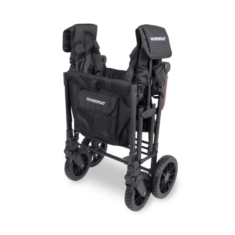 WonderFold W4 Luxe Pro 4-Seater Stroller Wagon - Jet Black