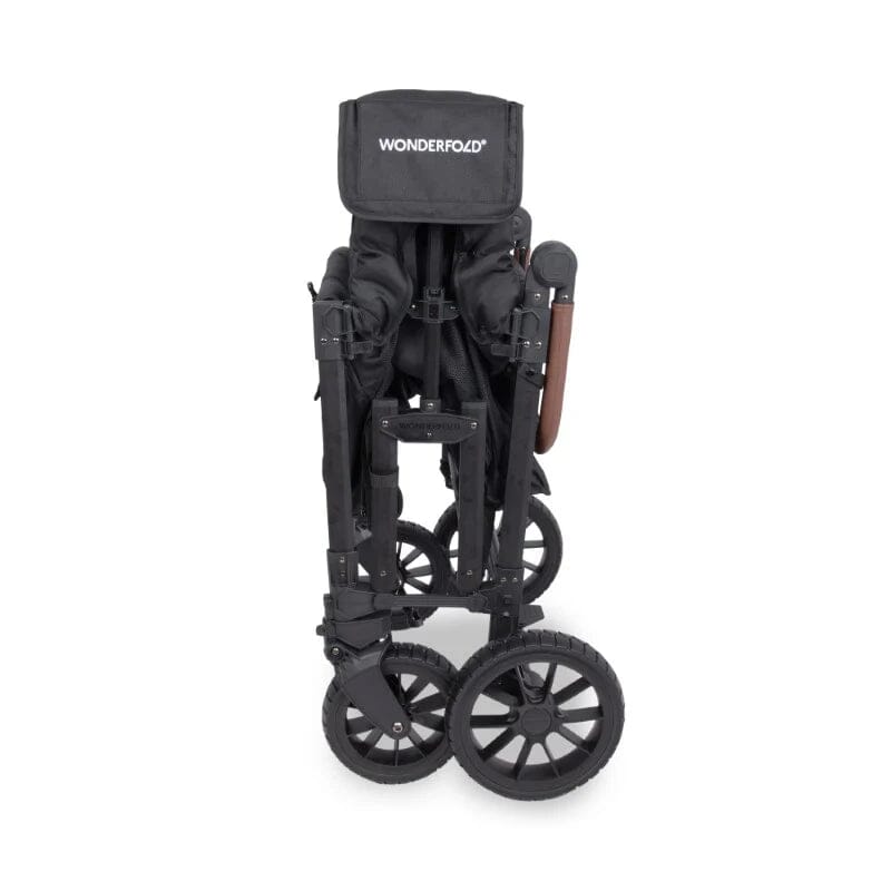 WonderFold W4 Luxe Pro 4-Seater Stroller Wagon - Jet Black