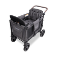 Wonderfold W4 Luxe Pro 4-Seater Stroller Wagon - Charcoal Gray - Bambi Baby