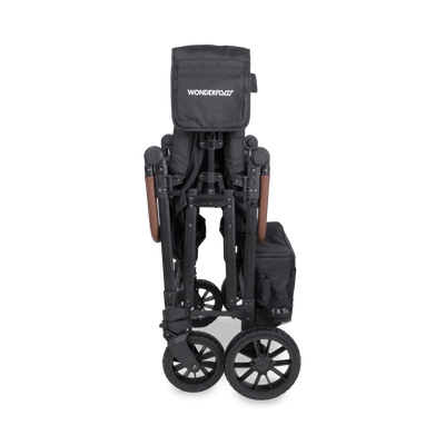 WonderFold W6 Luxe Pro Stroller Wagon - Black