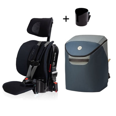 WAYB Pico Forward-Facing Car Seat and Carry Bag + Cup Holder Bundle