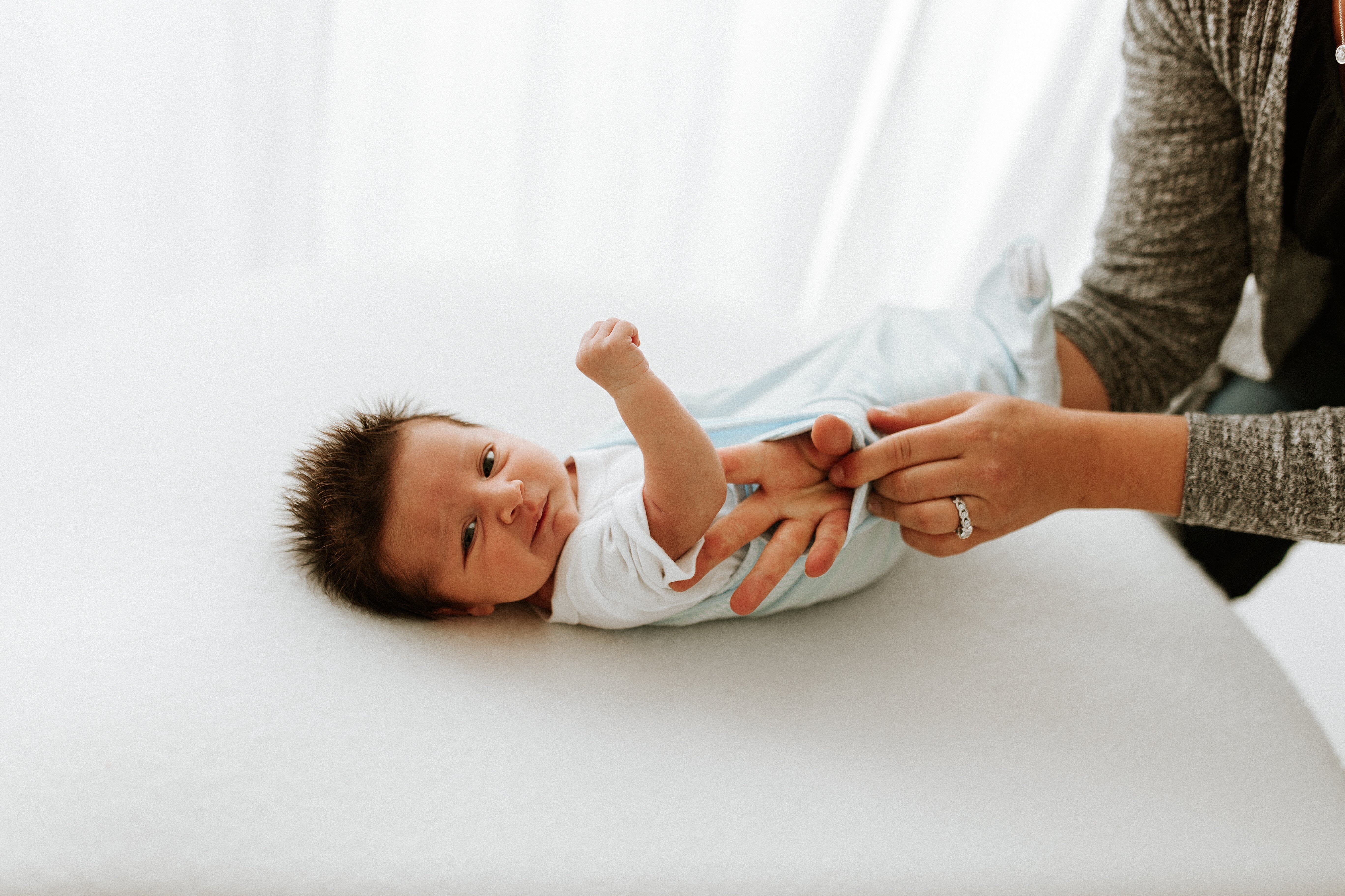 Swaddelini Blue Swaddle Sleep Sack- Strolleria