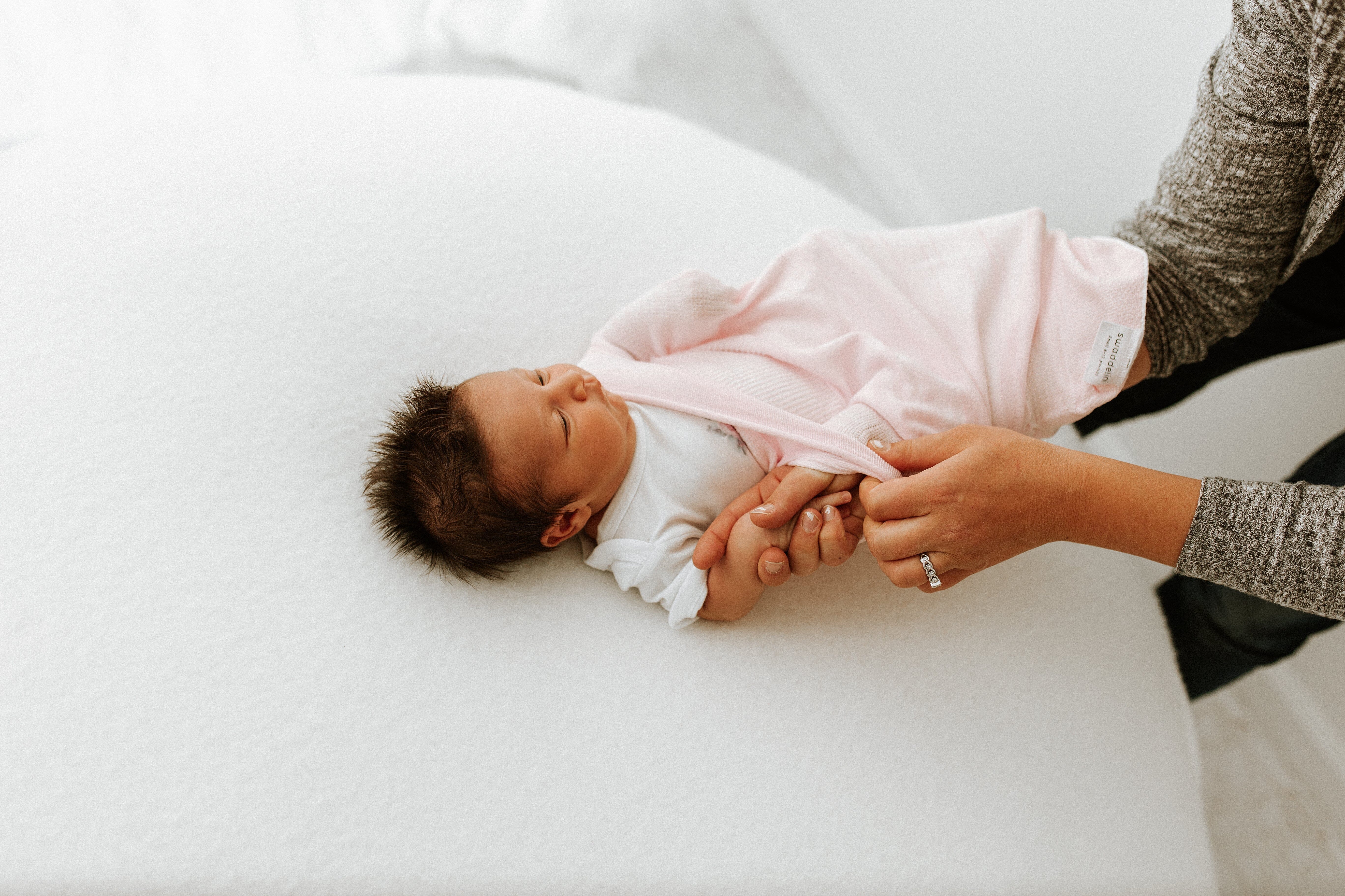 Swaddelini Pink Swaddle Sleep Sack- Strolleria